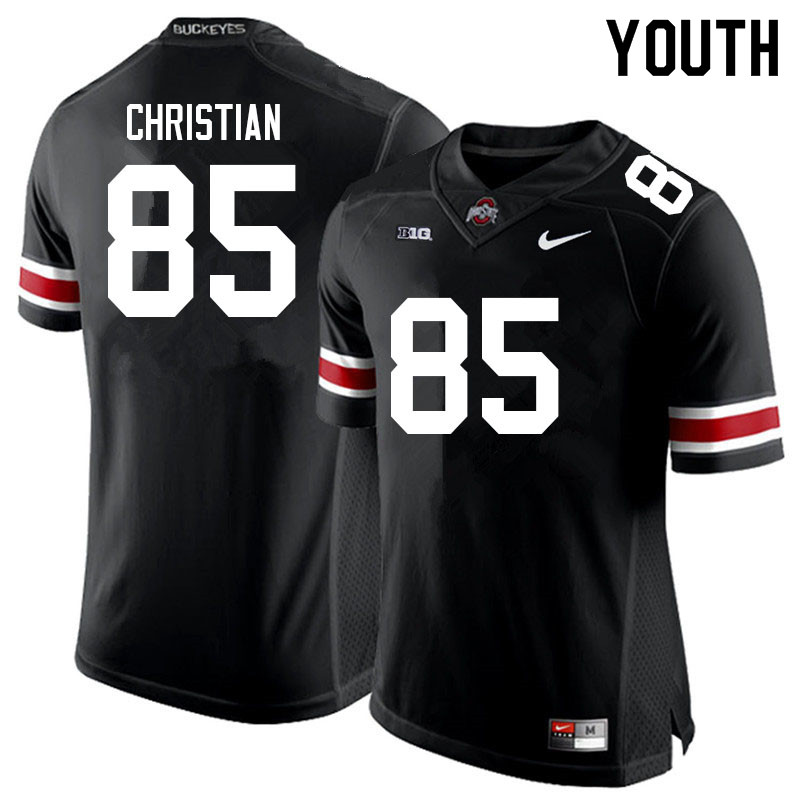 Youth #85 Bennett Christian Ohio State Buckeyes College Football Jerseys Sale-Black